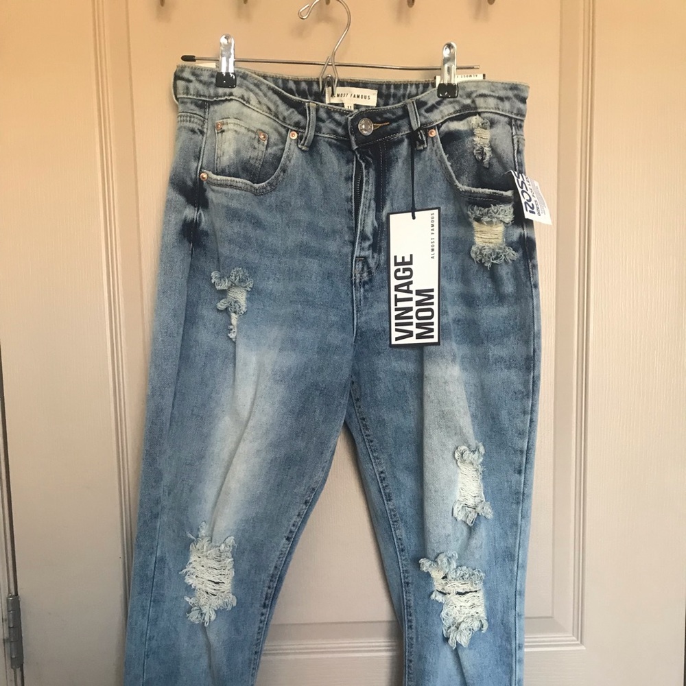**Brand New** Almost Famous Vintage Mom Jeans. Never worn. New w/ tags.